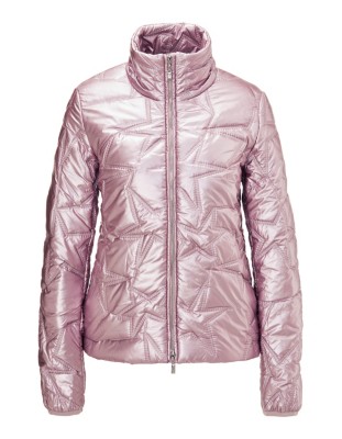 Glänzende Steppjacke