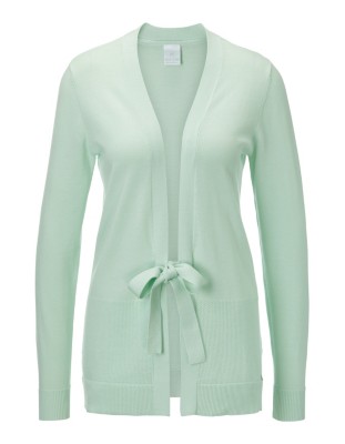 Strickjacke mit Taillen-Bindeband