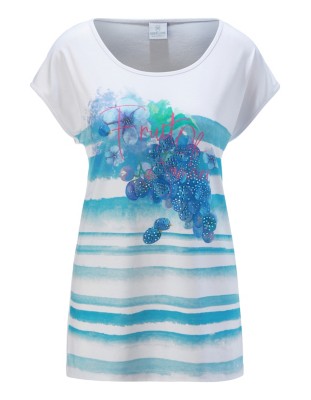 Shirt mit farbenfrohem Druck