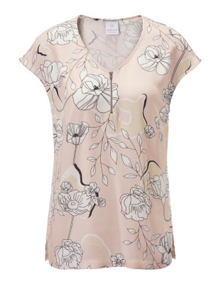Sommerbluse mit Blumenmuster